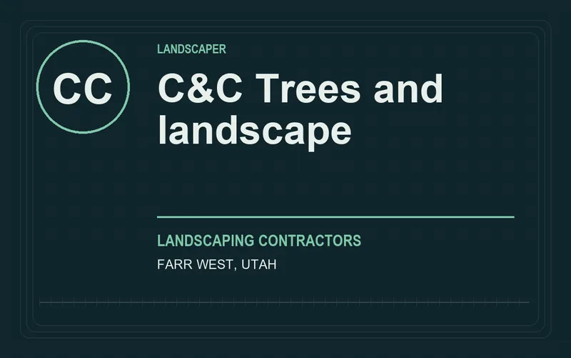 C&C Trees and landscape in Farr West, Utah