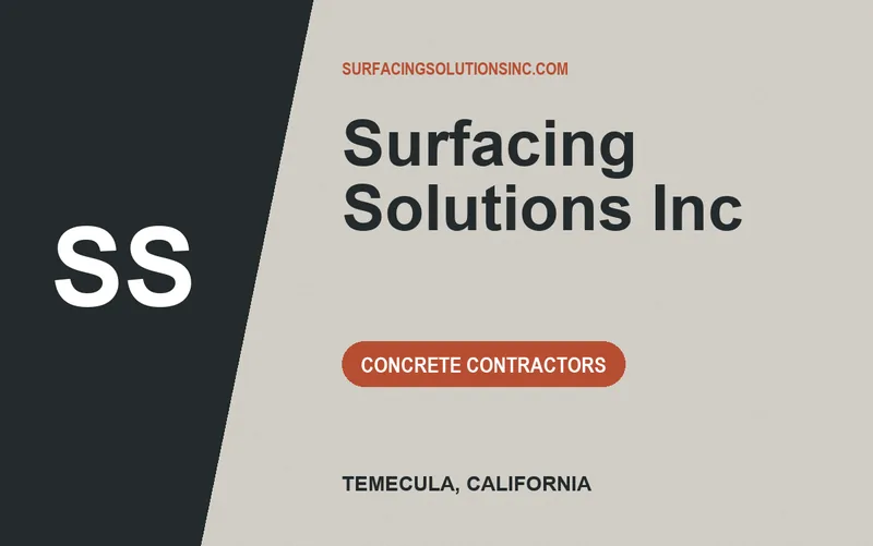 Surfacing Solutions Inc in Temecula, California