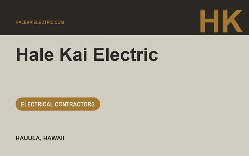 Hale Kai Electric in Hauula, Hawaii
