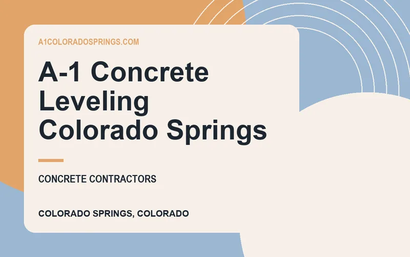 A-1 Concrete Leveling Colorado Springs in Colorado Springs, Colorado