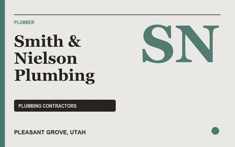 Smith & Nielson Plumbing in Pleasant Grove, Utah