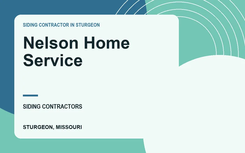Nelson Home Service in Sturgeon, Missouri