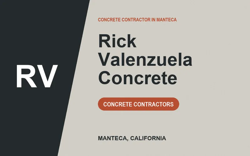 Rick Valenzuela Concrete in Manteca, California