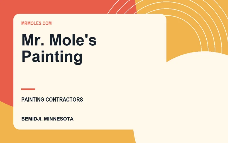 Mr. Mole's Painting in Bemidji, Minnesota