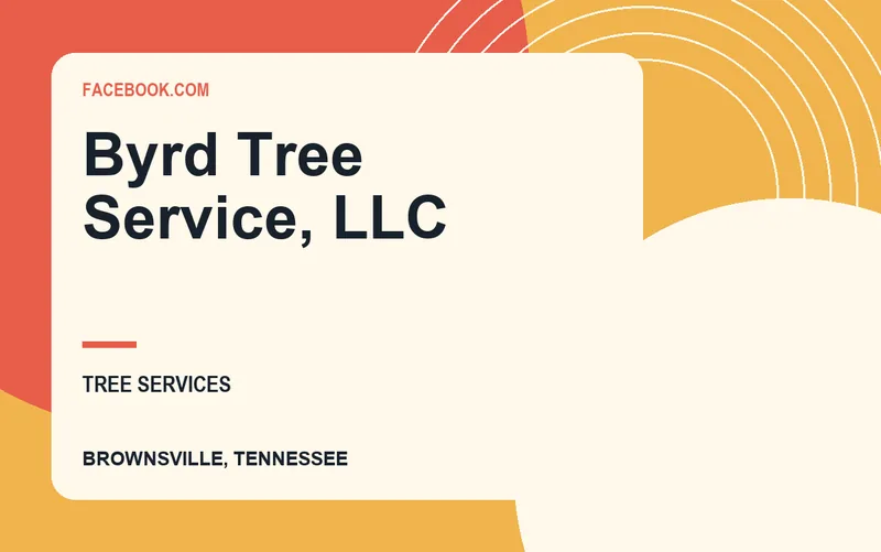 Byrd Tree Service, LLC in Brownsville, Tennessee