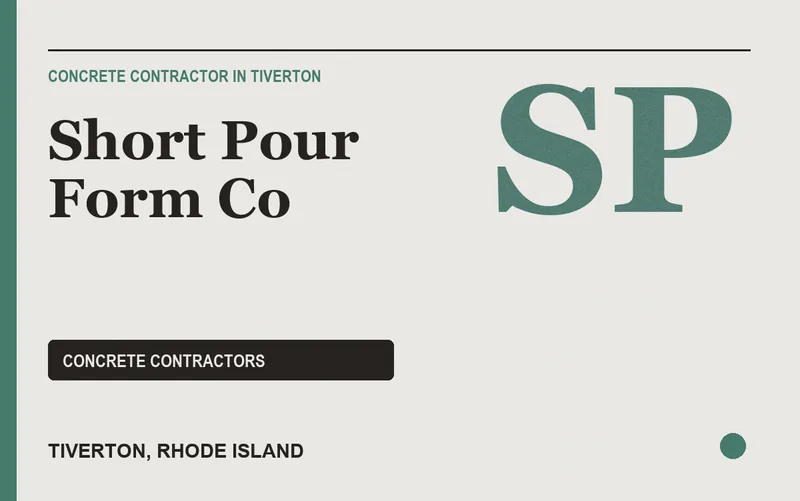 Short Pour Form Co in Tiverton, Rhode Island