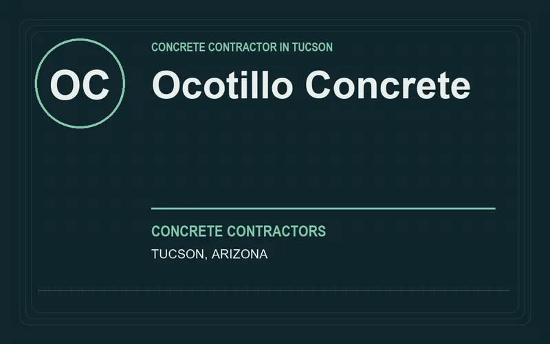Ocotillo Concrete in Tucson, Arizona