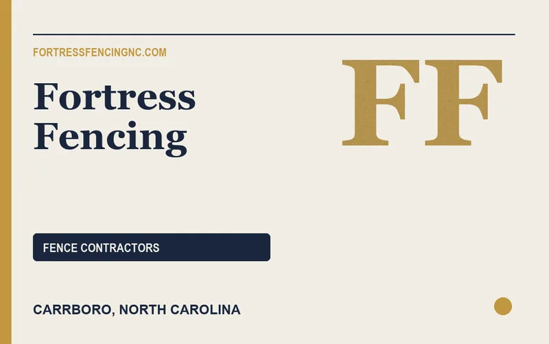 Fortress Fencing in Carrboro, North Carolina
