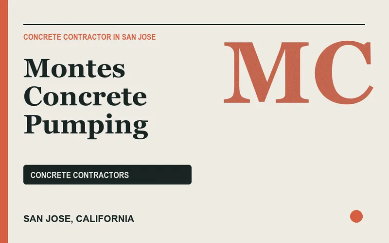 Montes Concrete Pumping in San Jose, California
