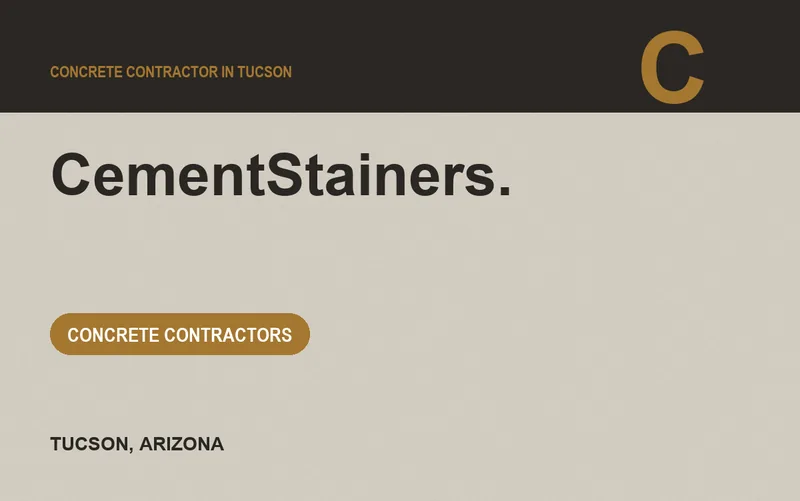 CementStainers. in Tucson, Arizona