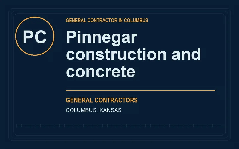Pinnegar construction and concrete in Columbus, Kansas