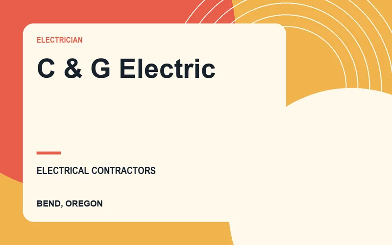 C & G Electric in Bend, Oregon