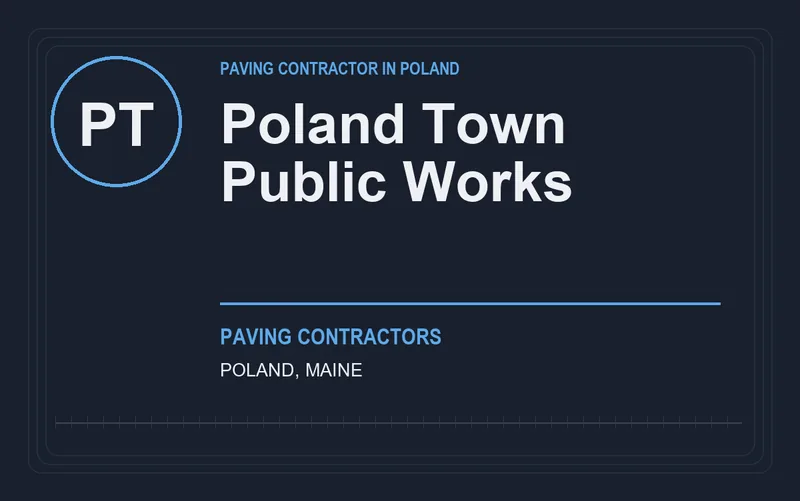 Poland Town Public Works in Poland, Maine