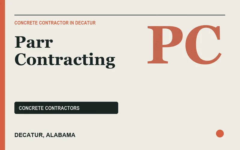 Parr Contracting in Decatur, Alabama