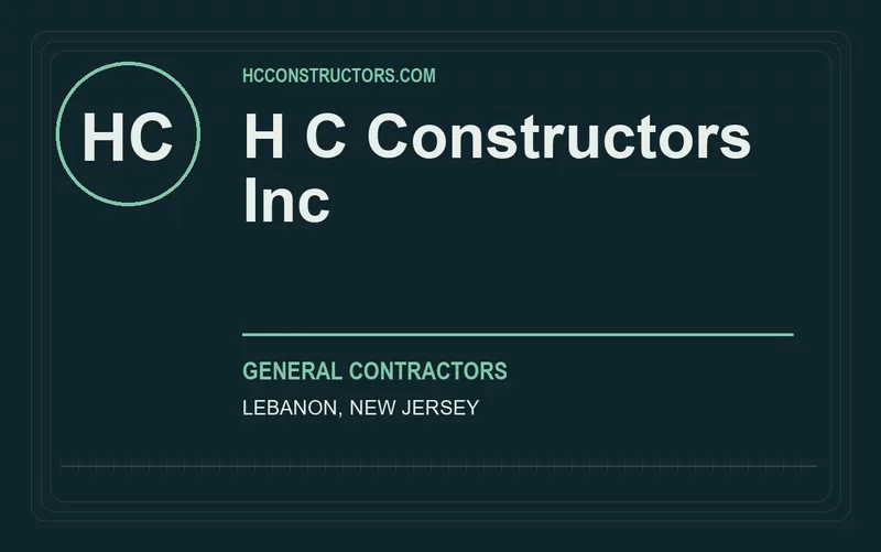 H C Constructors Inc in Lebanon, New Jersey