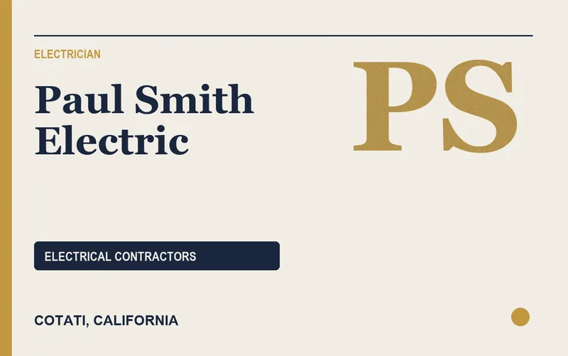 Paul Smith Electric in Cotati, California