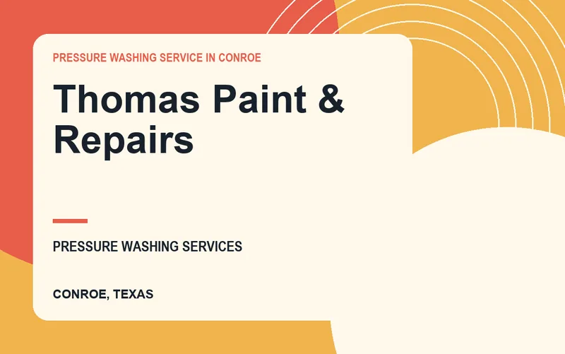 Thomas Paint & Repairs in Conroe, Texas