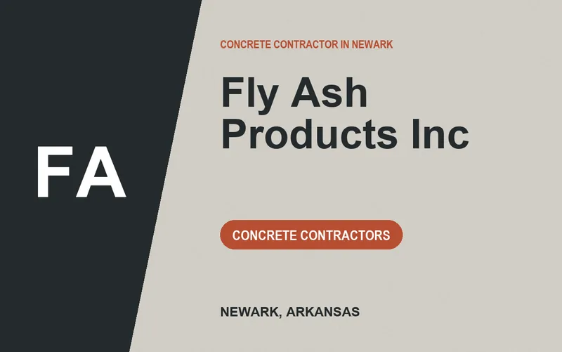 Fly Ash Products Inc in Newark, Arkansas