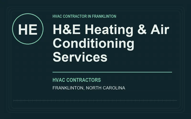 H&E Heating & Air Conditioning Services in Franklinton, North Carolina