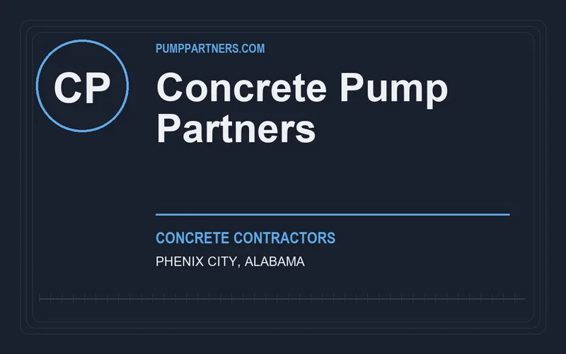 Concrete Pump Partners in Phenix City, Alabama