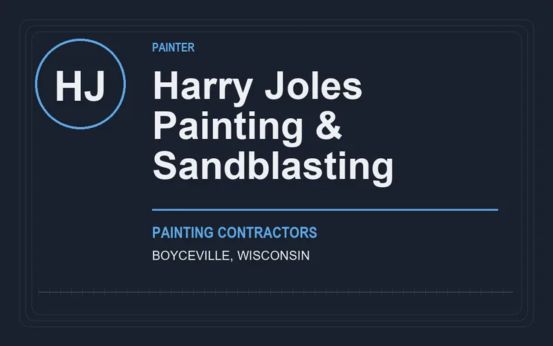 Harry Joles Painting & Sandblasting in Boyceville, Wisconsin