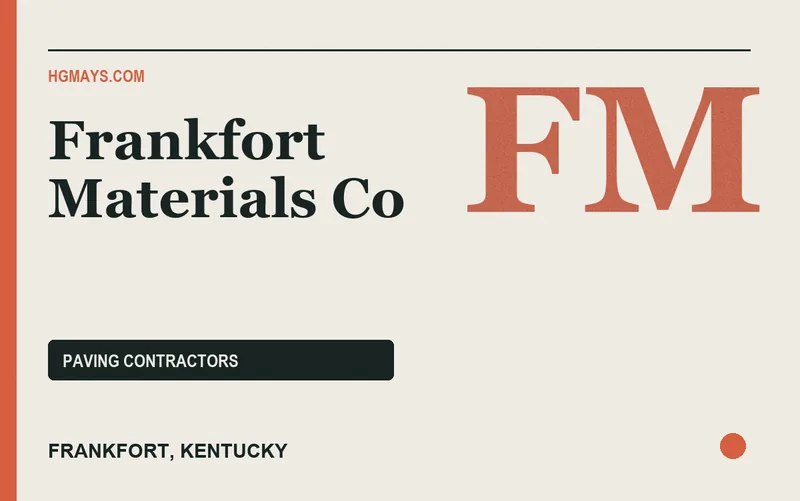 Frankfort Materials Co in Frankfort, Kentucky
