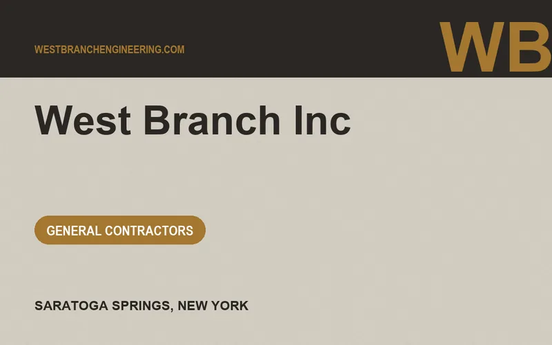 West Branch Inc in Saratoga Springs, New York