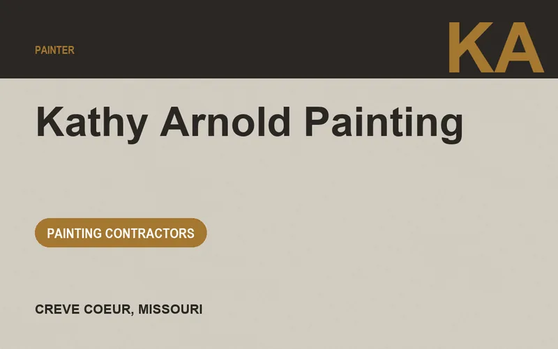Kathy Arnold Painting in Creve Coeur, Missouri