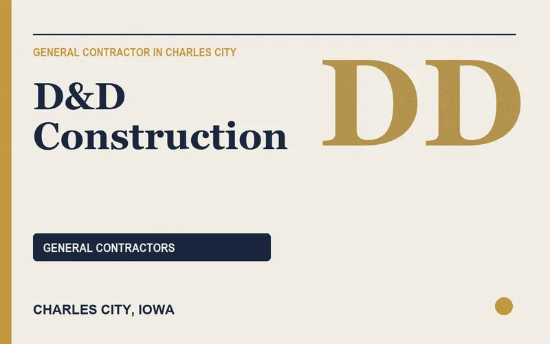 D&D Construction in Charles City, Iowa