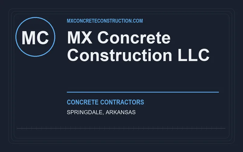MX Concrete Construction LLC in Springdale, Arkansas
