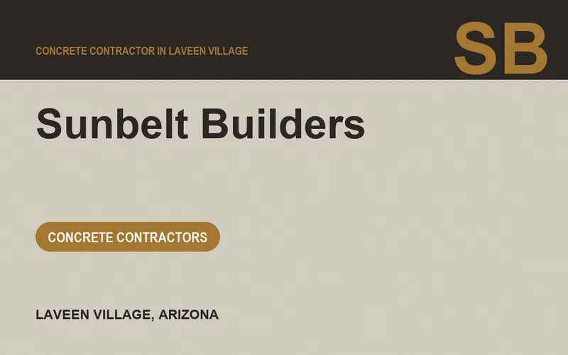 Sunbelt Builders in Laveen Village, Arizona