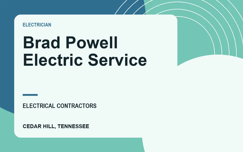 Brad Powell Electric Service in Cedar Hill, Tennessee