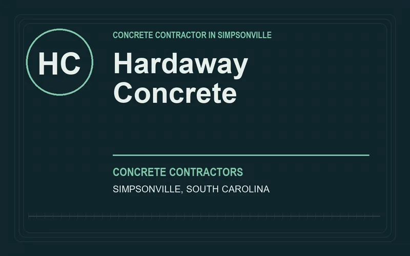 Hardaway Concrete in Simpsonville, South Carolina