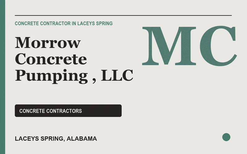 Morrow Concrete Pumping , LLC in Laceys Spring, Alabama