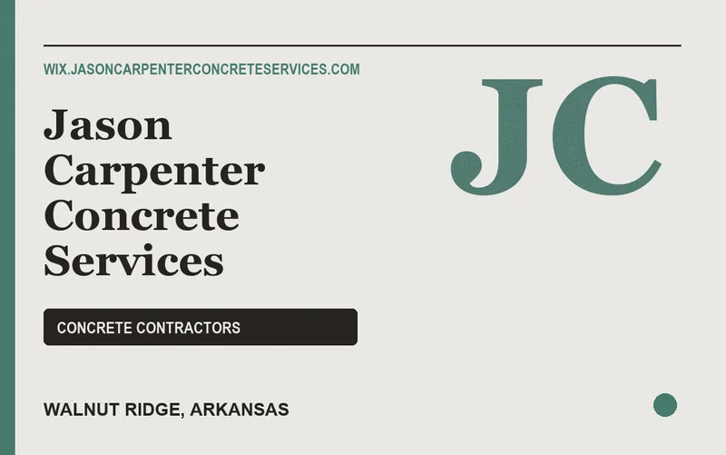 Jason Carpenter Concrete Services in Walnut Ridge, Arkansas