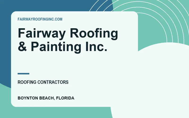Fairway Roofing & Painting Inc. in Boynton Beach, Florida
