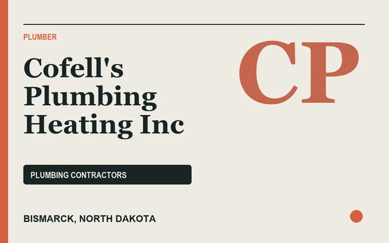 Cofell's Plumbing Heating Inc in Bismarck, North Dakota