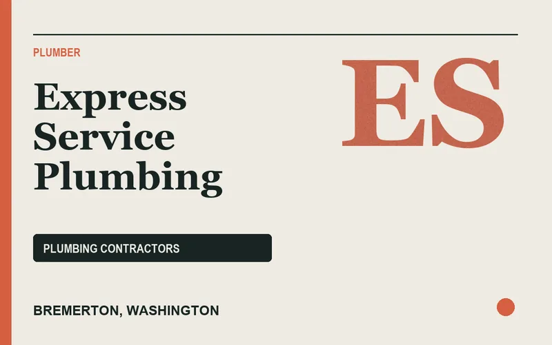 Express Service Plumbing in Bremerton, Washington