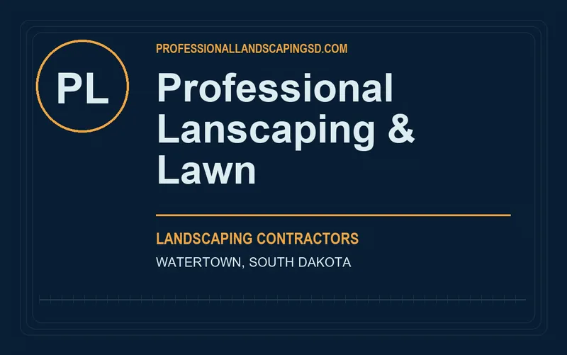 Professional Lanscaping & Lawn in Watertown, South Dakota