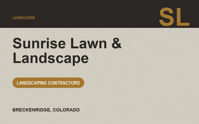 Sunrise Lawn & Landscape in Breckenridge, Colorado
