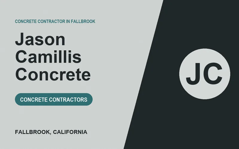 Jason Camillis Concrete in Fallbrook, California
