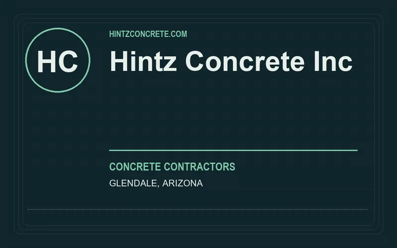 Hintz Concrete Inc in Glendale, Arizona