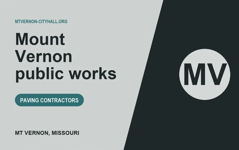 Mount Vernon public works in Mt Vernon, Missouri