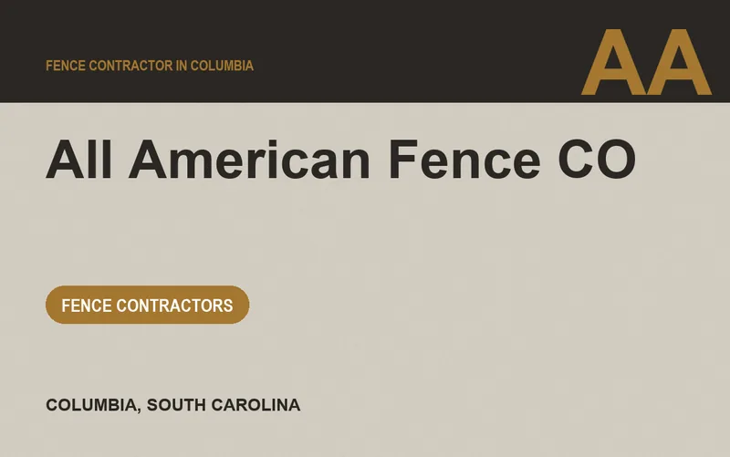 All American Fence CO in Columbia, South Carolina