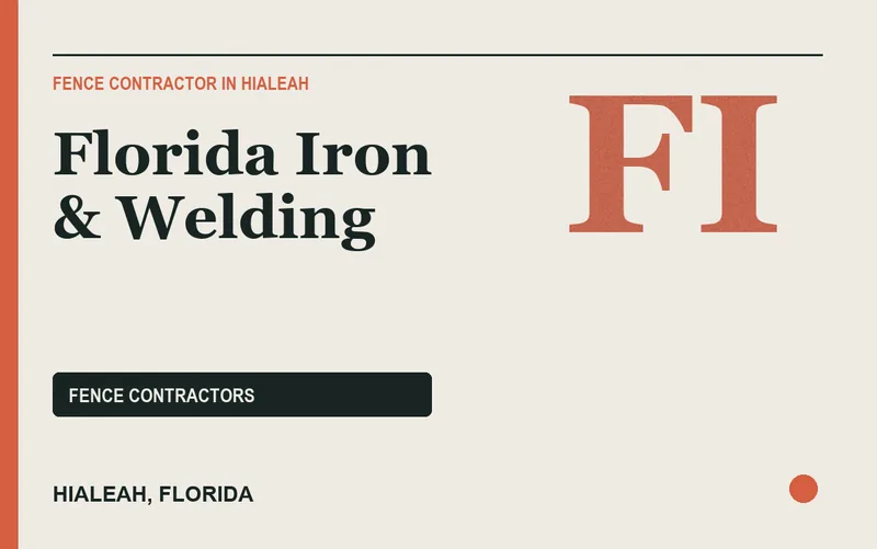 Florida Iron & Welding in Hialeah, Florida