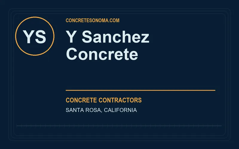 Y Sanchez Concrete in Santa Rosa, California