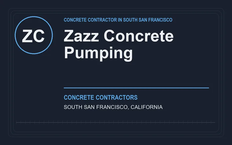 Zazz Concrete Pumping in South San Francisco, California