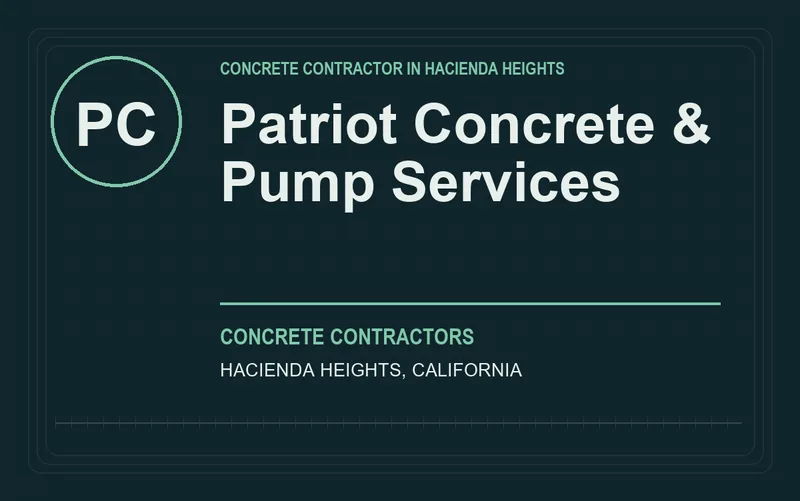 Patriot Concrete & Pump Services in Hacienda Heights, California