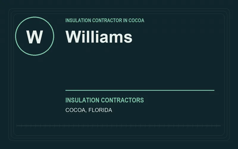 Williams in Cocoa, Florida