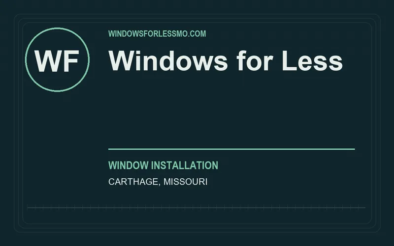 Windows for Less in Carthage, Missouri